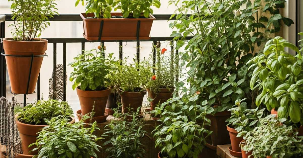 Railing Garden Layout