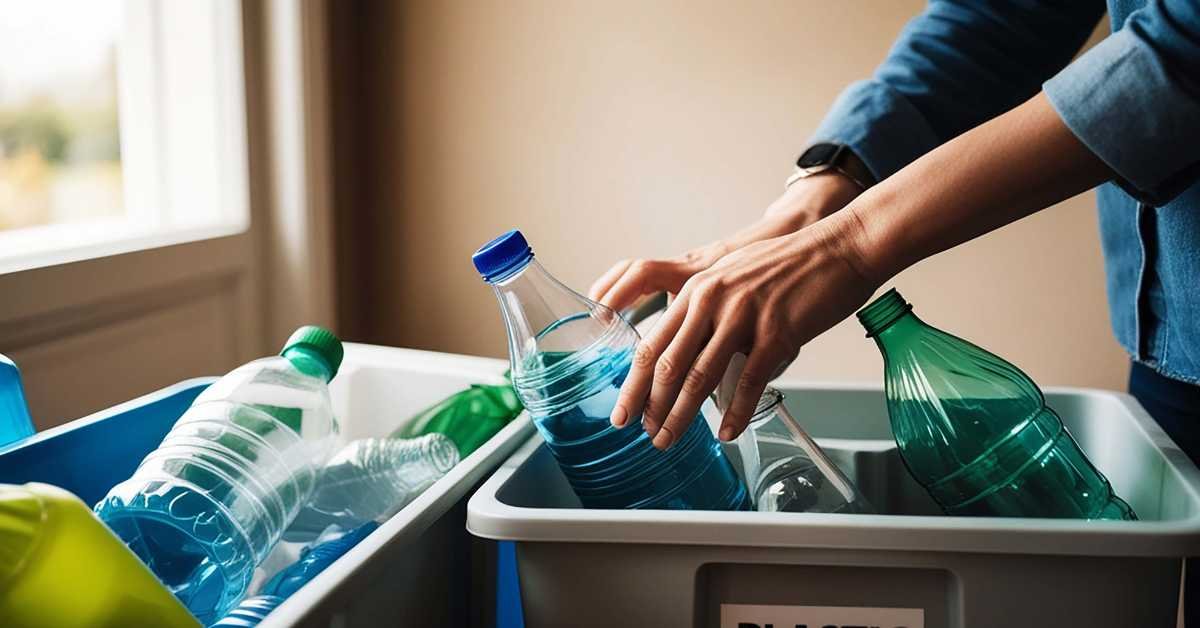 DIY Vertical Garden With Plastic Bottles