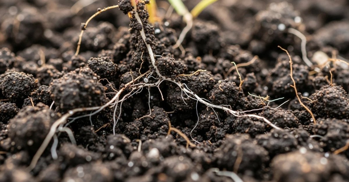 root bound plant in pot circling roots